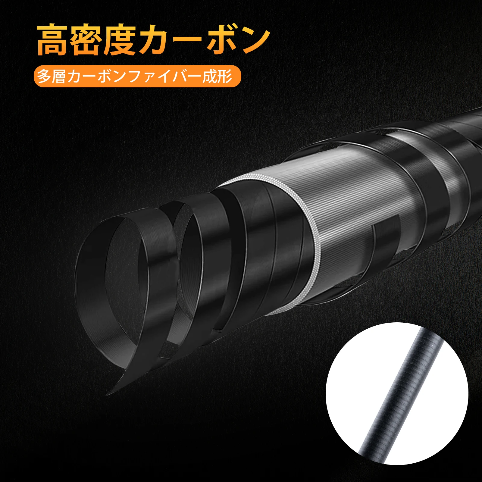 Goture VUONG MIST caña de pescar ultraligera en roca telescópica giratoria 3-20g mango de madera aparejos de pesca de fundición de carbono potencia M ML - imagen 4