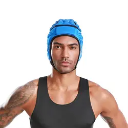 Casco protector EVA ajustable para rugby, fútbol y deportes al aire libre