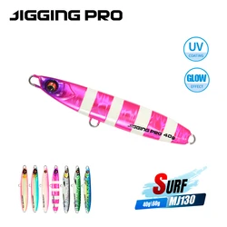 Jig Surf metálico luminoso JIGGING PRO – pesca plano en costa