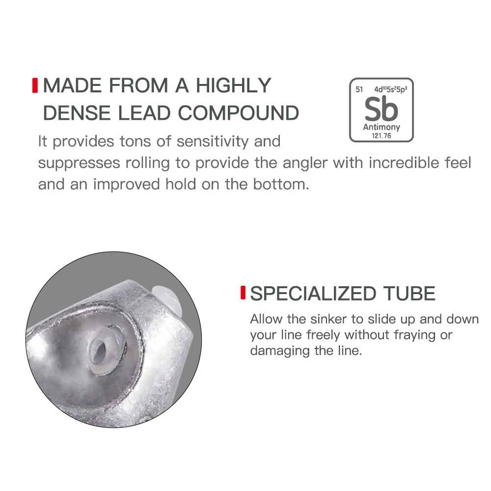 Noeby-aparejos de pesca de plomo deslizante, aparejo Texas, aparejo libre, cebo blando, fondo anticolgante, 14g, 21g, 28g - imagen 4