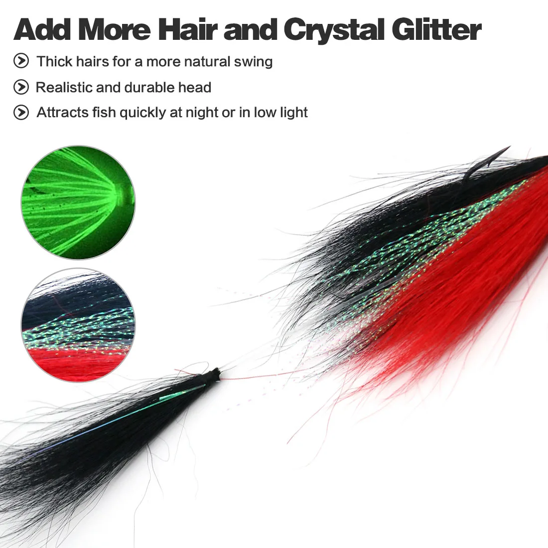 Bucktail Jigs 9KM – Señuelo para jigging en agua salada - imagen 3