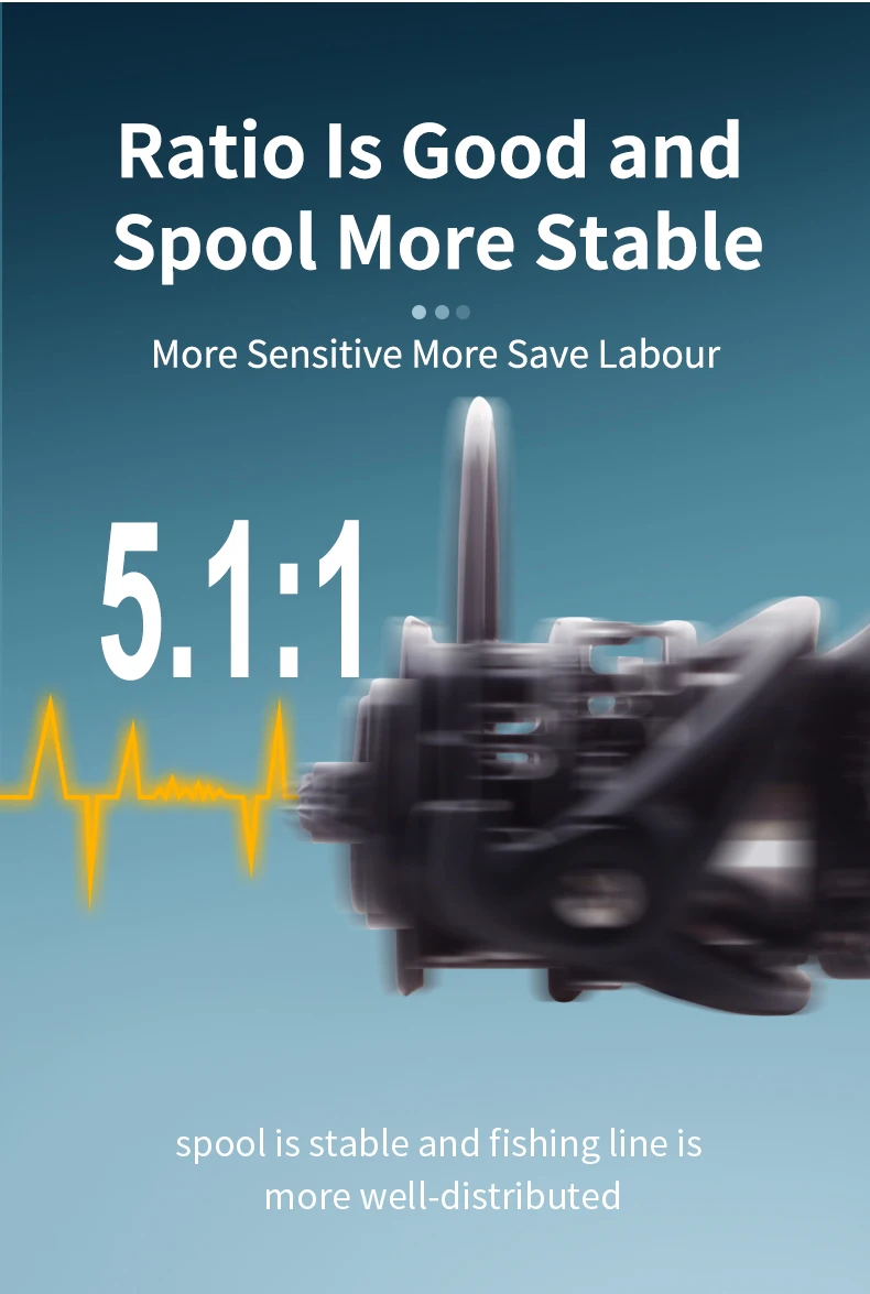 Experimente una estabilidad y precisión mejoradas con nuestro equipo de pesca avanzado