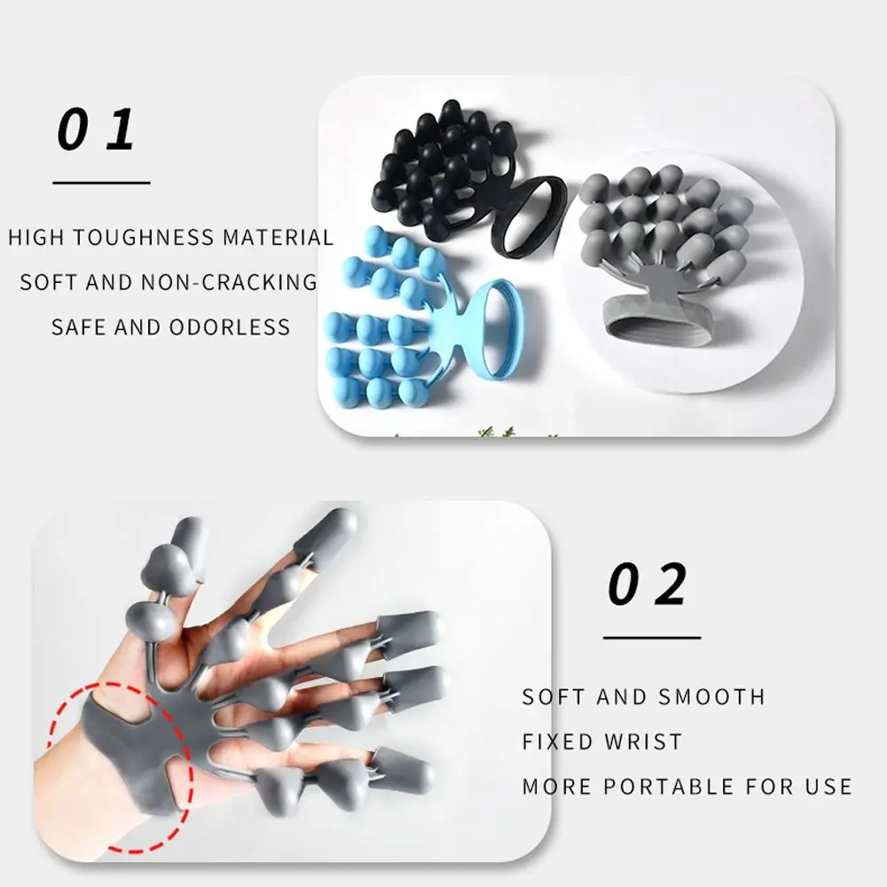 Ejercitador de dedos para guitarra, herramienta física de recuperación, fortalecedor de manos para pacientes - imagen 4