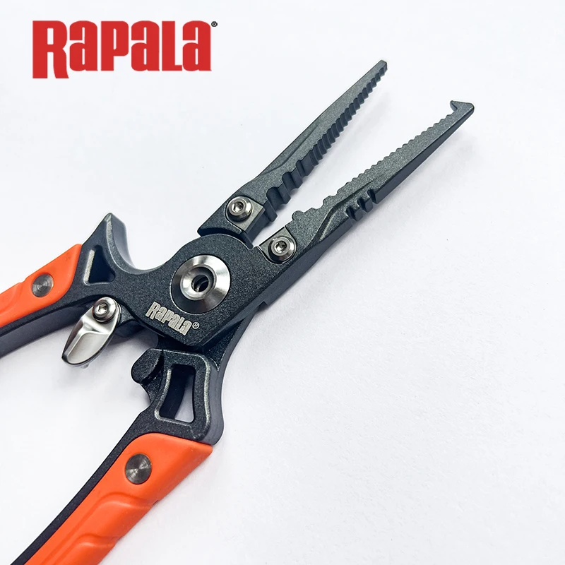 RAPALA-Alicates para señuelos de pesca portátiles, tijeras multifuncionales antideslizantes y resistentes al desgaste/regla de pesca/mini agarre para peces - imagen 2