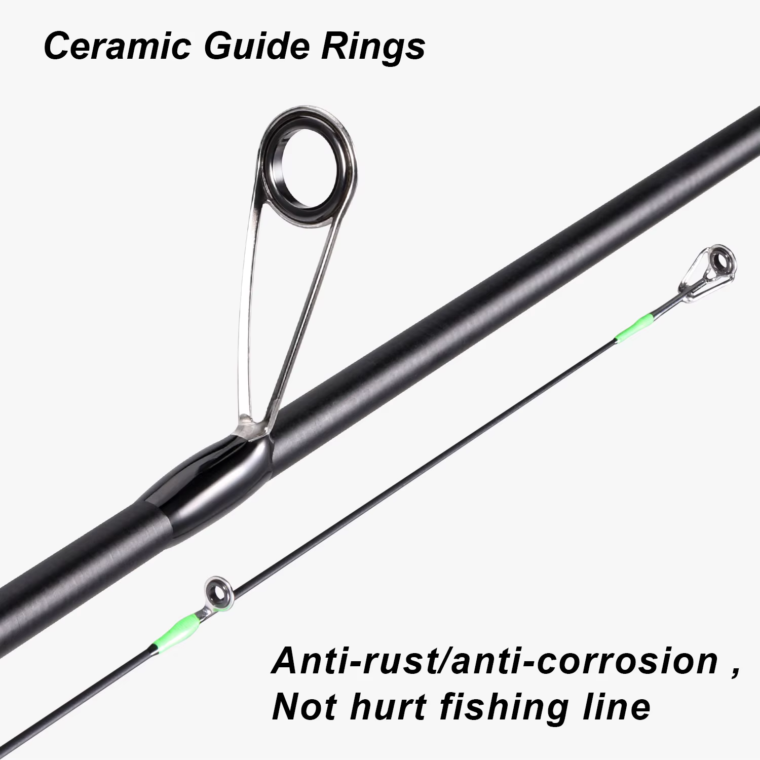 Caña Spinning Sougayilang Ultraligera 4 Tramos – Carbono Trucha - imagen 3