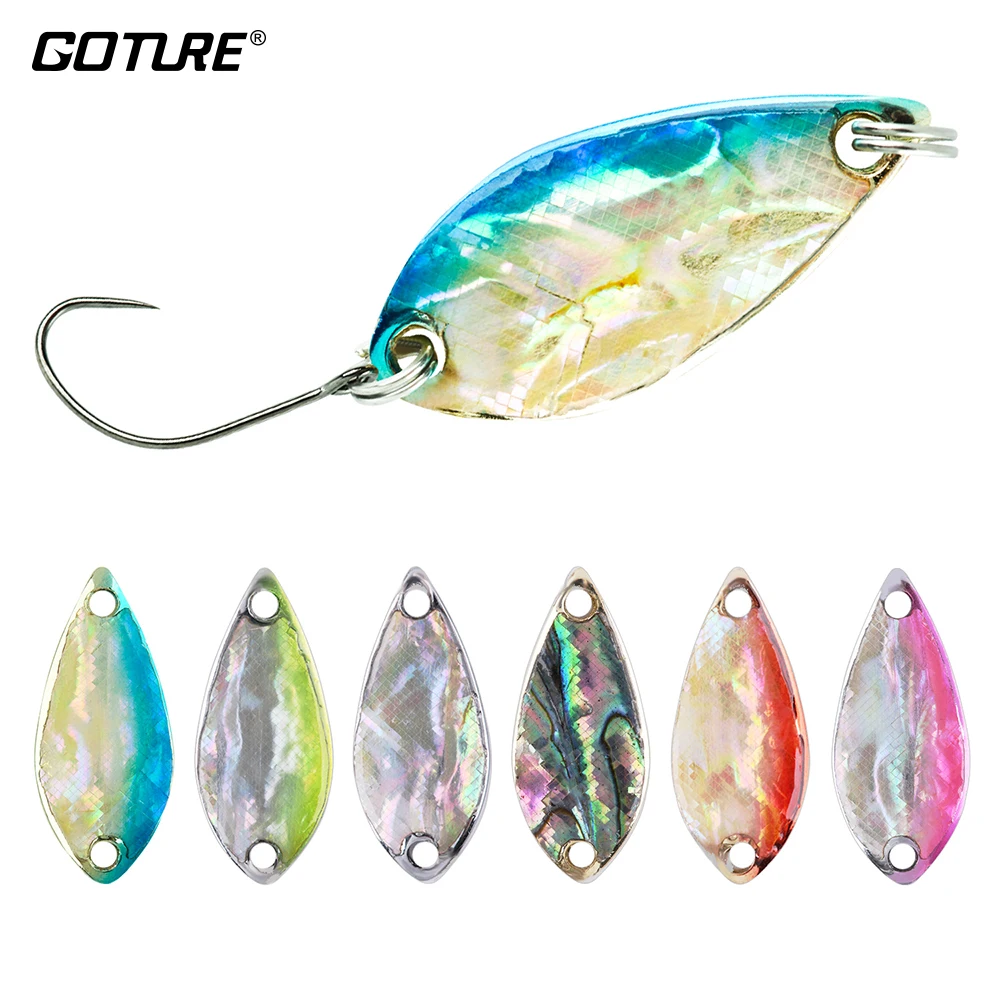 Goture cucharas ondulantes de metal para lubina y trucha - imagen 5