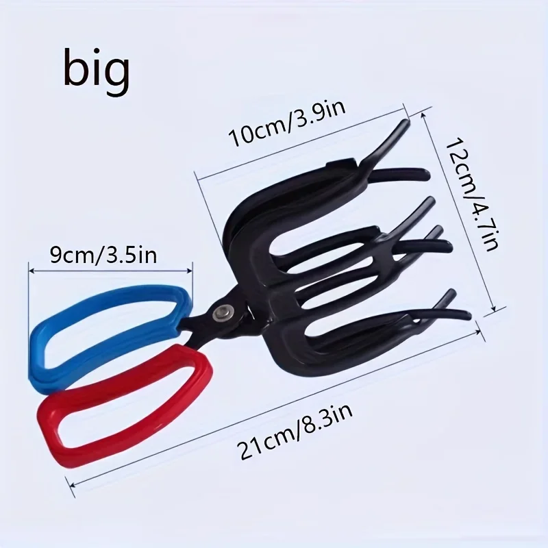 Pinza de pesca de Metal con 3 garras, abrazadera antideslizante mejorada, pinza de pescado de 3 garras, 1 ud. - imagen 3