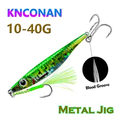 Señuelo Metal Jig hundente para pesca en agua salada y casting