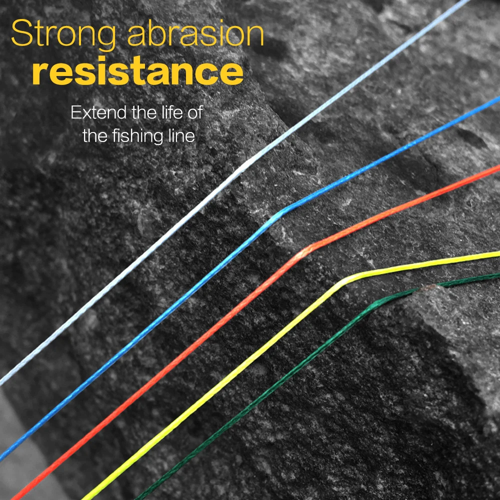 SIECHI-sedal de pesca trenzado de 4 hebras, hilo superfuerte de 12-88LB, multifilamento japonés PE 8X, 500M - imagen 5