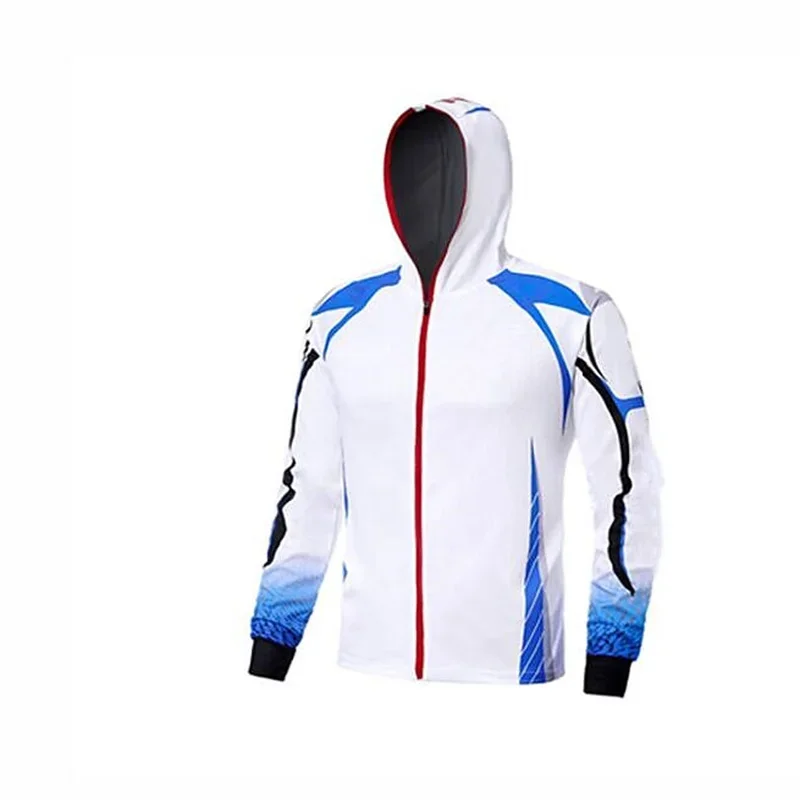 Camisas de pesca con impresión de tela personalizada, ropa de manga larga, protección Upf sublimada, secado rápido - imagen 4