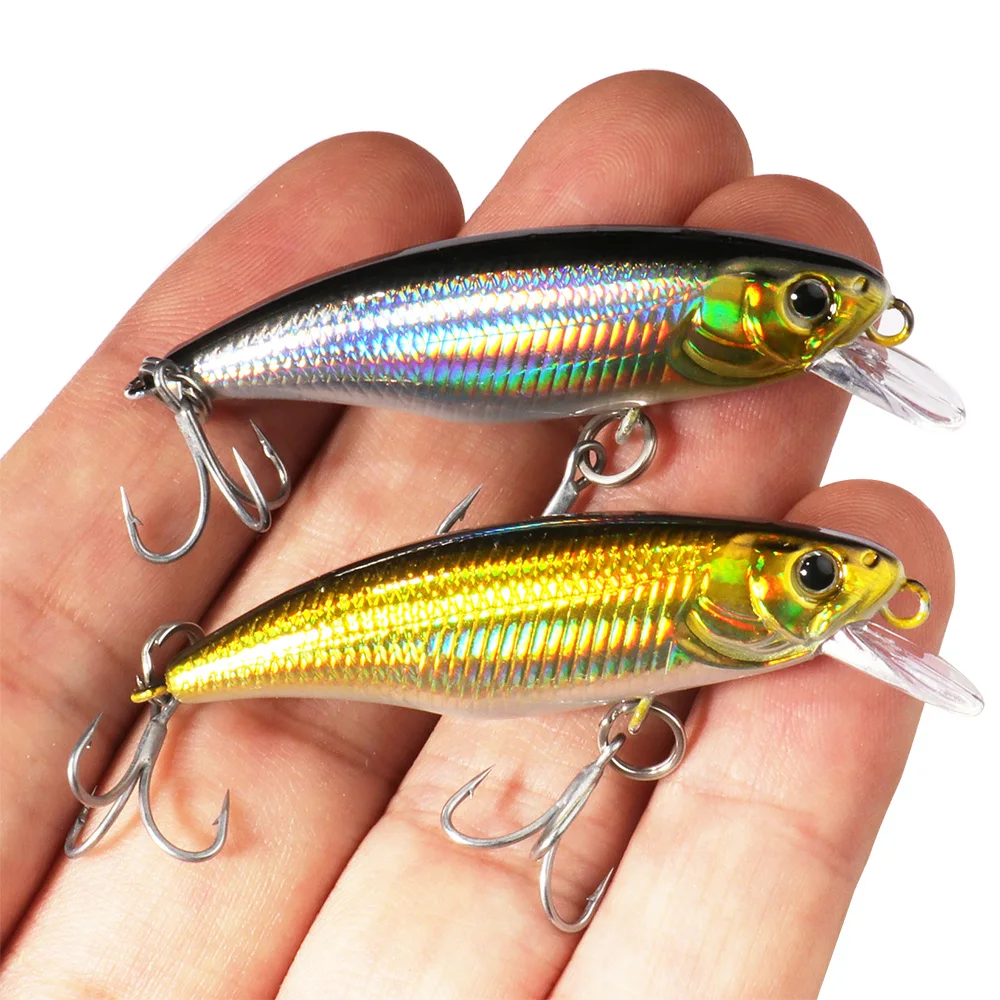 Señuelo de Pesca de 4,5g y 5,3 cm, sistema de equilibrio de balasto de cobre, Jerkbait, Popper, Crankbait, Wobbler, cebo de silicona - imagen 5
