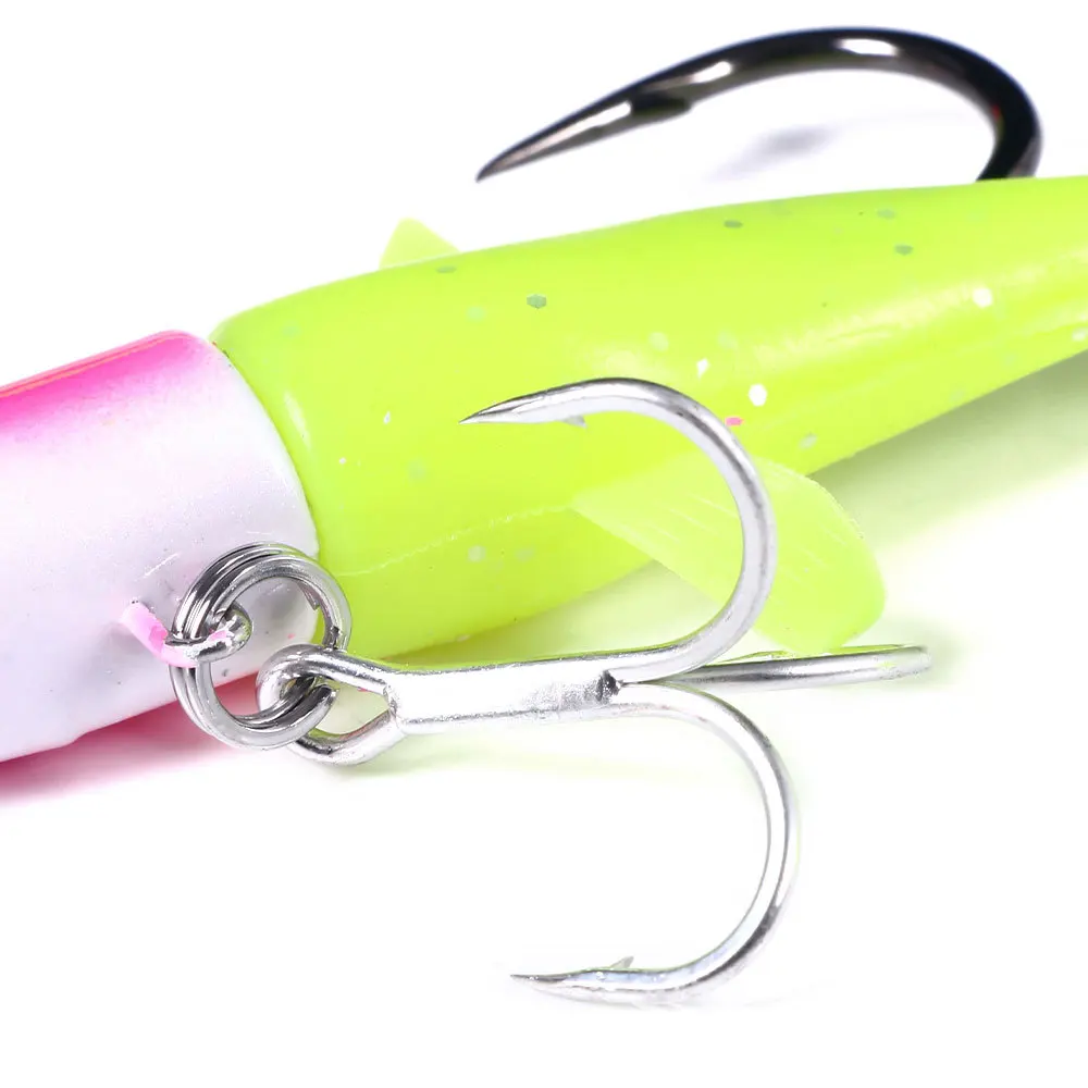 KNCONAN-SEÑUELOS blandos de silicona para pesca en el mar, cabeza de JIgging, Wobblers, Swimbait, Peche para lubina, Lucio, Leurre, 105mm, 28g, 35g, 45g - imagen 4