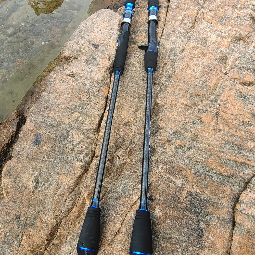 Guías ROLLFISH Fuji, barco de fibra de carbono, Jigging, caña de pescar giratoria/fundida de agua salada para atún + hilo de pescar gratis de 100m/109yds - imagen 4