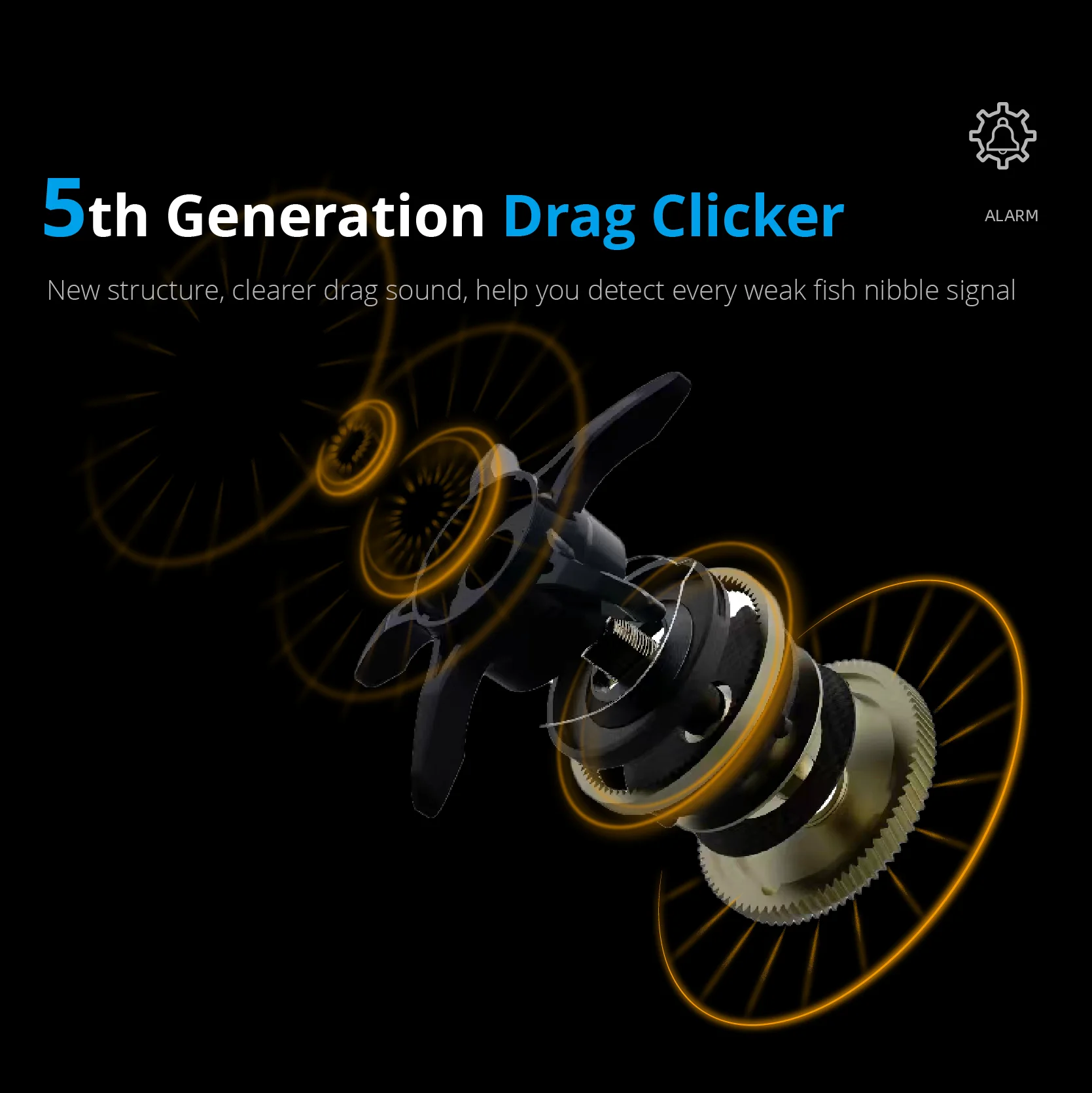 Carrete de Baitcasting SOLOKING FLYPLUM R2 6 + 1BB, carrete de pesca de 158 gramos, carrete de pesca de arrastre de 8,1 de 5kg - imagen 3