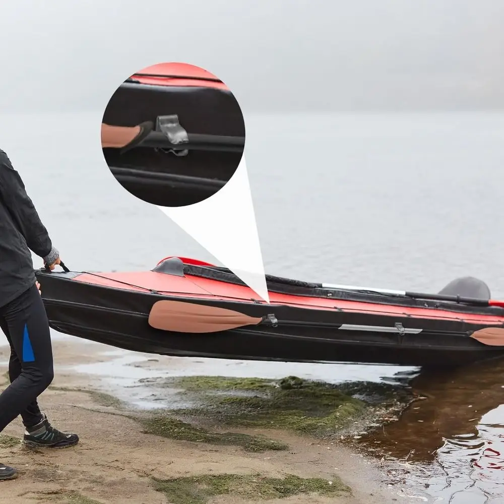 Soporte de repuesto de acero inoxidable para remo de barco, soporte Universal duradero, gancho plateado para barco - imagen 5