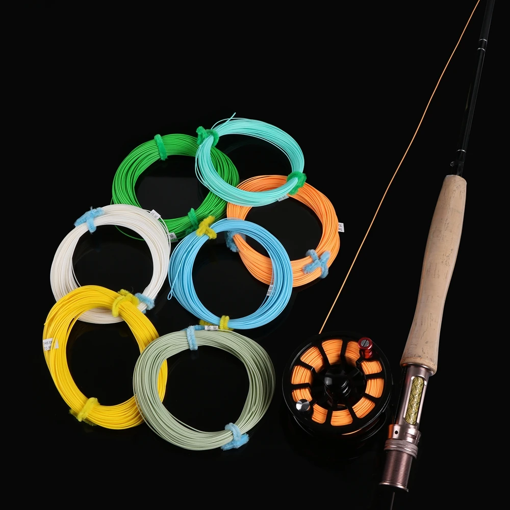 Goture-línea de pesca con mosca trenzada y bucles soldados para pesca con mosca, peso de 100 pies, actualización flotante - imagen 5