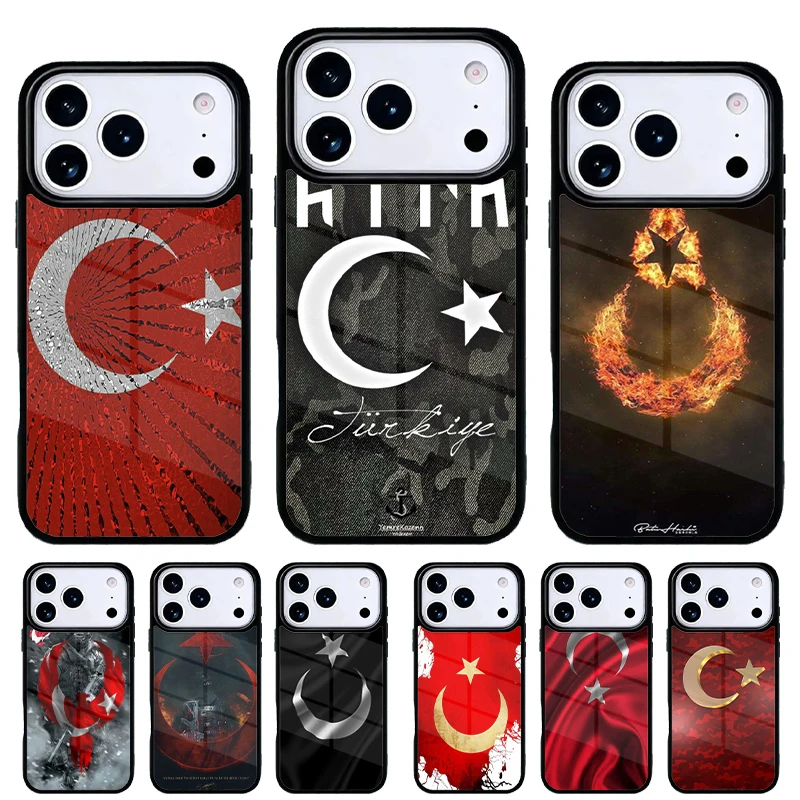Funda iPhone con bandera de Turquía – Carcasa trasera todos los modelos