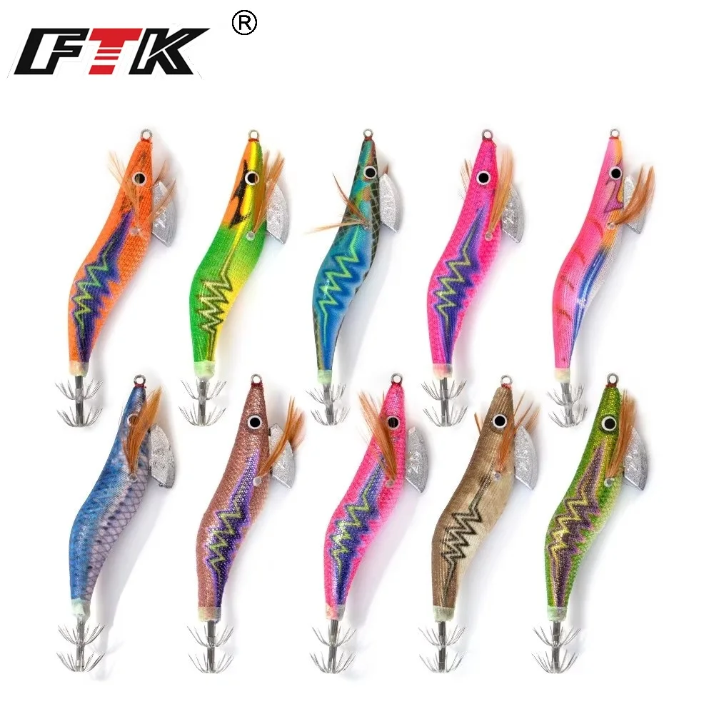 FTK Señuelos luminosos para calamar – Aparejos de pesca de mar