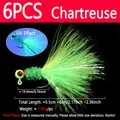 6pcs Chartreuse