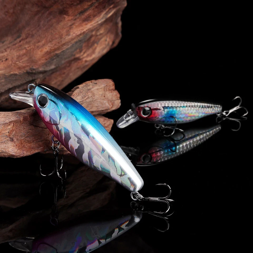 WALK FISH-Señuelos de Pesca de pececillo que se hunden, cebo duro Artificial, Wobblers para Lucio, lubina, trucha, Jerkbait, Swimbait de plástico, 60mm, 7g - imagen 5