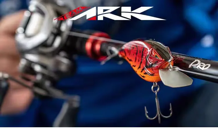 ARK Z FLAT Narrow Body Fat Man CRANK Tabla de lengua de baquelita, tres ganchos personalizados, cebo de señuelo de lanzamiento lejano - imagen 5