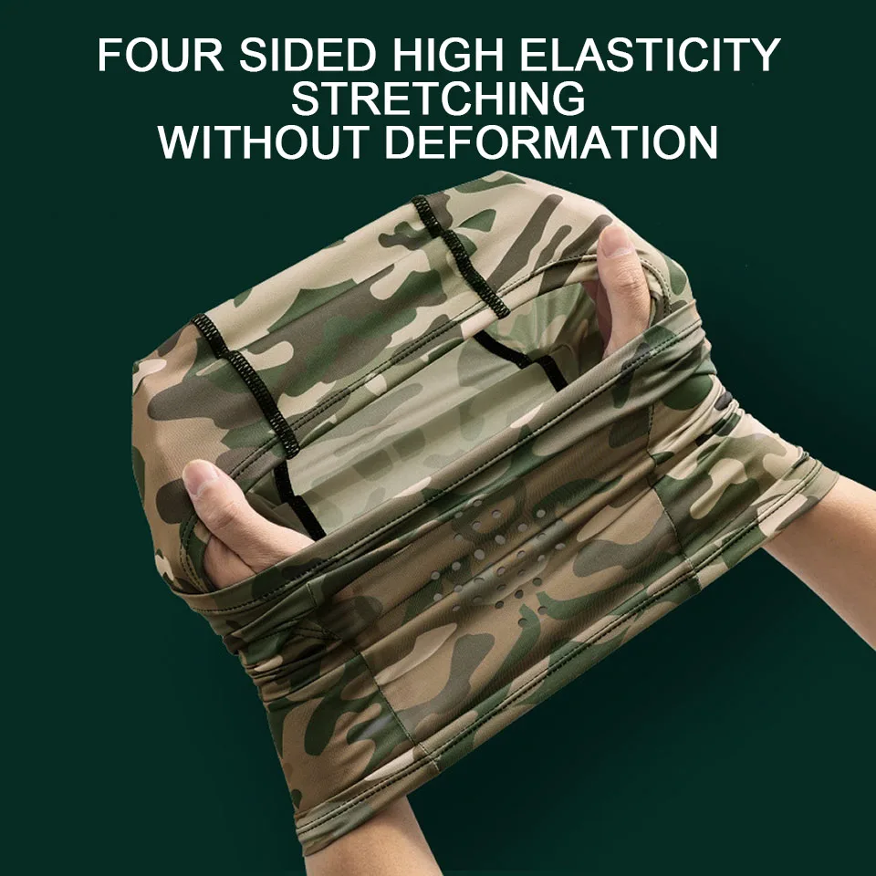 WALK FISH-bufanda parasol, pasamontañas de camuflaje, máscara facial completa, cubierta para la cabeza, pesca, caza, deporte de ciclismo, bicicleta, sombreros de sol geniales - imagen 4