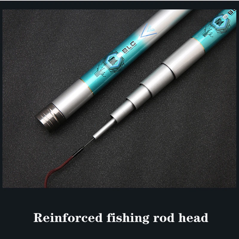 Caña de pescar superdura de 19 Tune, caña de pescar de alto carbono, peso pesado, potencia, carpa de carbono - imagen 3