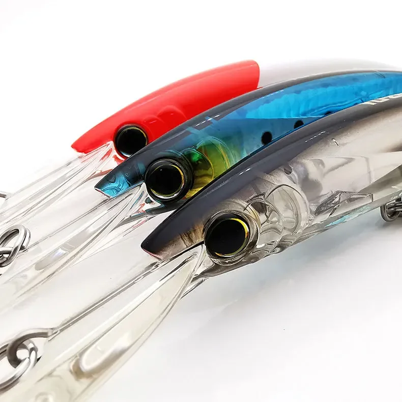 KNCONAN-señuelo de pececillo flotante largo, cebo Artificial Wobbler para lubina, Lucio, Swimbait, suministros de pesca, aparejos, 170mm, 24,5g - imagen 3