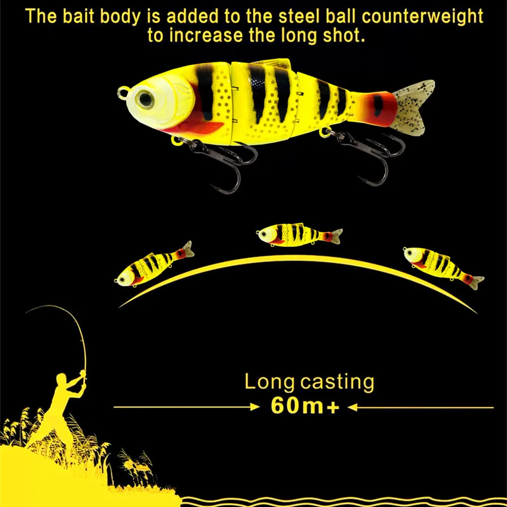 Swimbait hundimiento lento para lubina y trucha - imagen 5