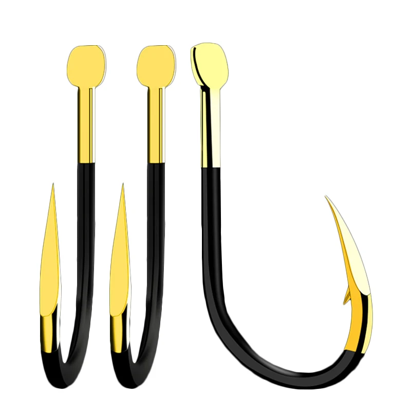 WLPFISHING 30 unids/lote anzuelos de pesca mezclados extremadamente afilados accesorios de anzuelos de aleación de tungsteno de acero de alto carbono con púas individuales - imagen 4