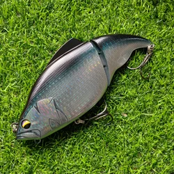 MUKUN Pike Fishing Vatalion 190mm cebo articulado con vibración Swimbait Bass señuelo 130g señuelo de pesca flotante Vatalion 190F Leurre