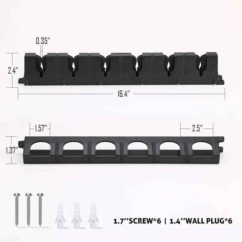 Herramientas para caña de pescar, soporte de exhibición Vertical, soporte para caña de pescar, estante para caña de pescar colgante de pared, 1 Uds. - imagen 2