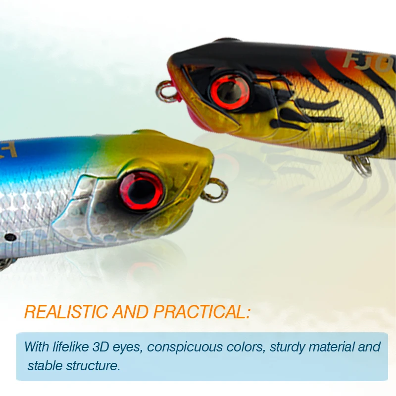 FJORD lápiz flotante 110mm 22g 85mm 10g Wobbler Topwater caminar perro cebo de agua salada Stickbait Lucio lubina señuelo de pesca aparejos - imagen 3