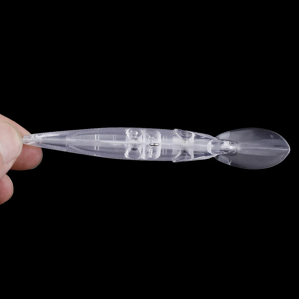 Chan'sHuang-Cebo en blanco sin pintar, 30 piezas, 110mm, 9,1g, flotante, medio, para buceo, pececillo, señuelo de pesca Artificial hecho a mano - imagen 5