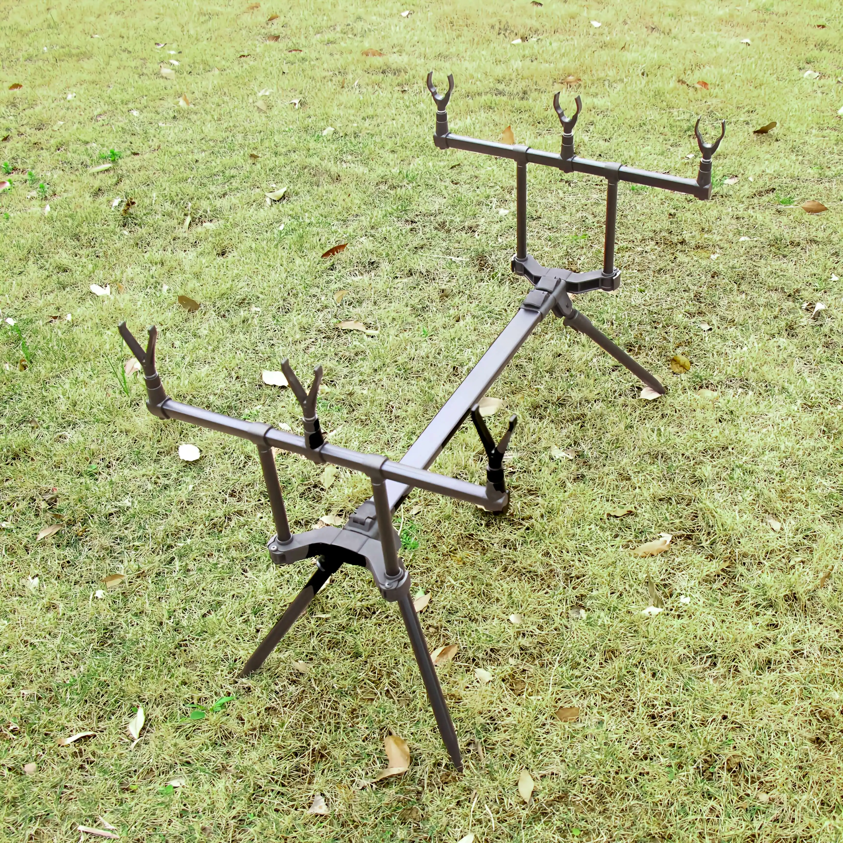 Soporte para caña de pescar JSFUN, soporte retráctil ajustable para caña de pescar de carpa, soporte para caña de pescar, soporte para vaina, todo para pescar - imagen 5