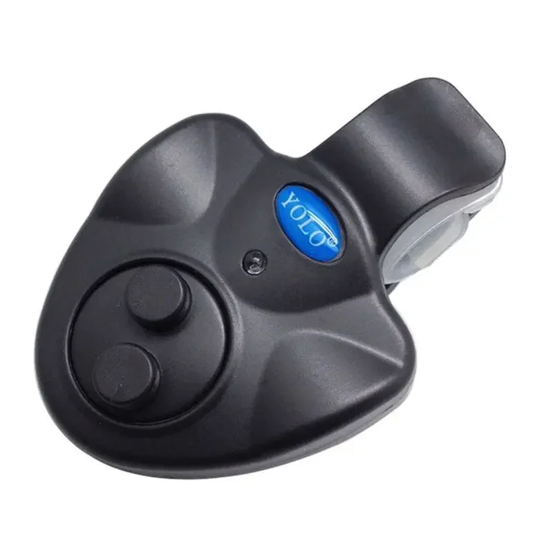 Alarma de picadura de pescado para pesca, zumbador electrónico con batería LR44 en caña de pescar con sirena fuerte, indicador diurno y nocturno J554, 1/2/3 Uds. - imagen 2