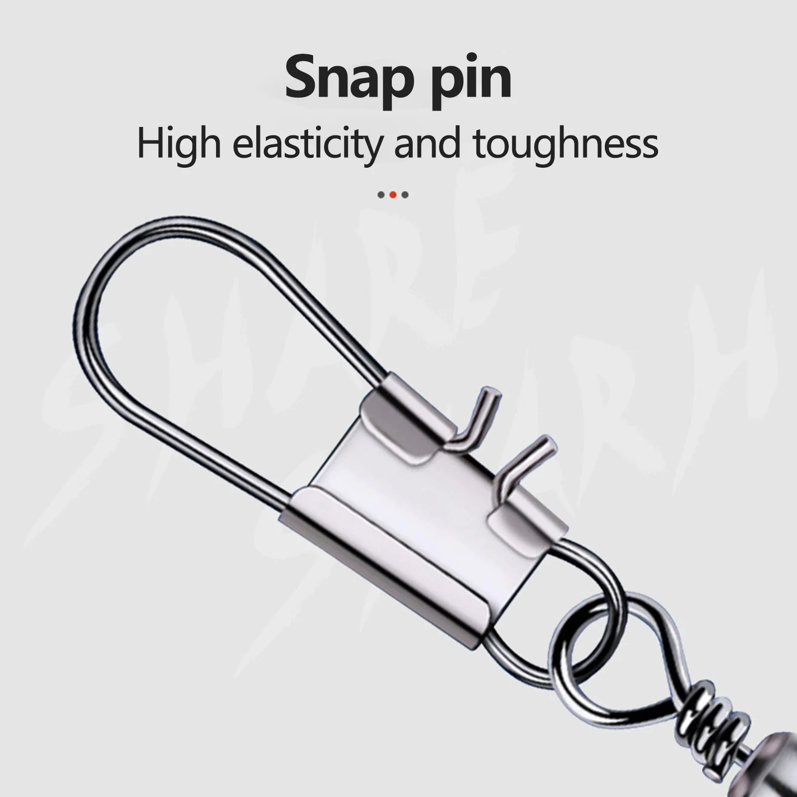 Broches de barril de pesca de acero rico en carbono, resistentes a la corrosión, giratorios de pesca resistentes a la corrosión para barco, Surf, Kayak, pesca - imagen 4