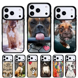 Funda iPhone Boxer – Carcasa trasera con estampado de cachorro