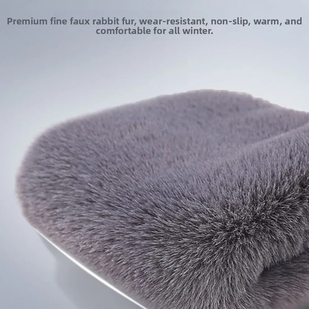 1 par de rodilleras universales de piel gruesa, rodilleras cálidas antifrío, rodilleras térmicas de almacenamiento de calor para deportes - imagen 3