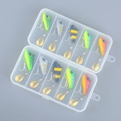 Cucharillas giratorias VIB metálicas para pesca de trucha