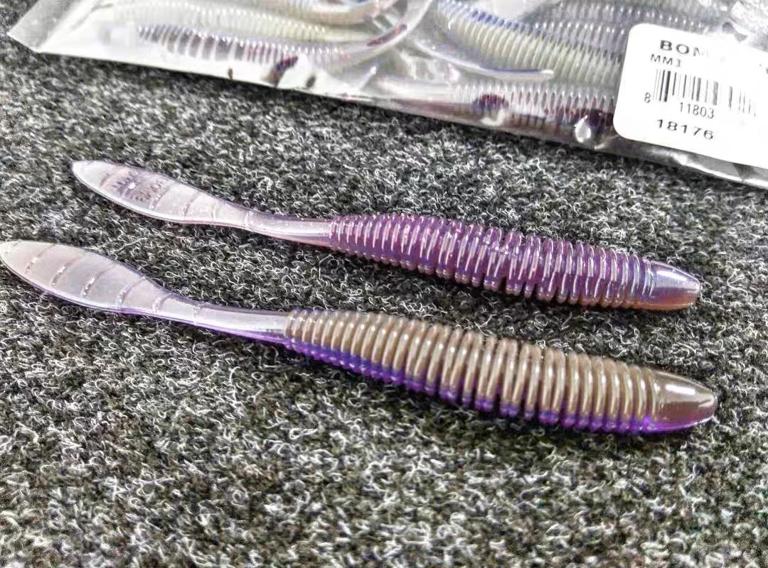 MISSILE BAITS-señuelo de pesca fino con cola plana, cebo suave, importado de EE. UU.