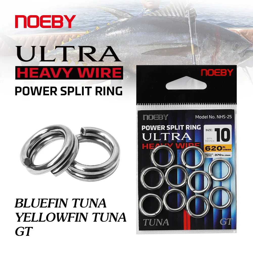 Anillos partidos NOEBY ultra pesados – Acero inoxidable para mar
