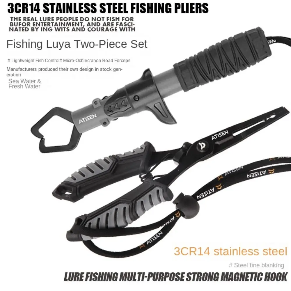 Alicates de pesca multifunción de acero inoxidable, anticorrosión del agua de mar, alicates de pesca de garganta preventiva, multifuncionales - imagen 5