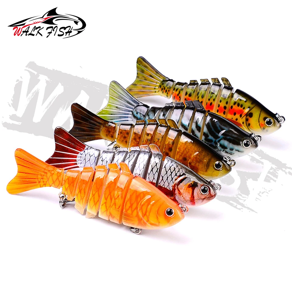 Wobbler Multiarticulado Walk Fish 7 Segmentos – Crankbait para Pesca en Mar - imagen 4