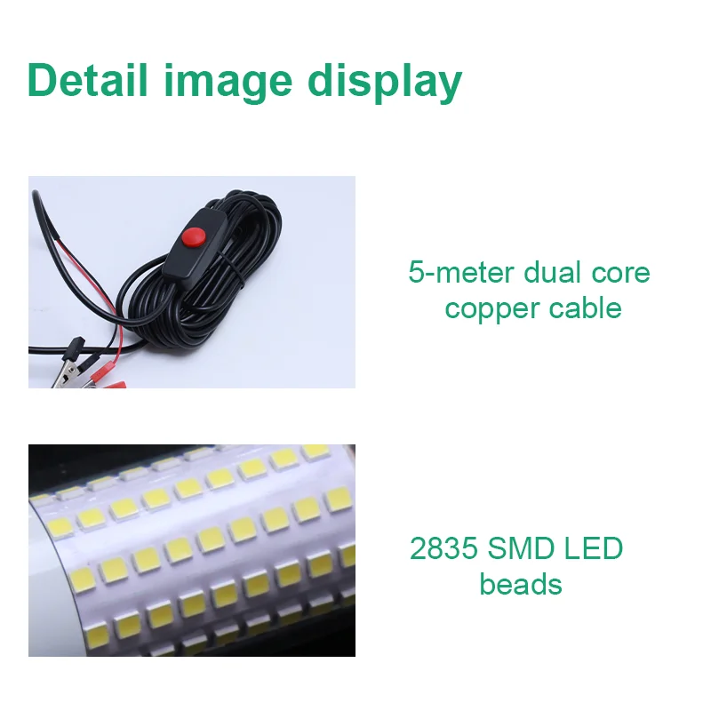 Mejore la visibilidad con nuestras cuentas LED SMD 2835 y cable de cobre dual de 5 metros para una pantalla más brillante más eficiente