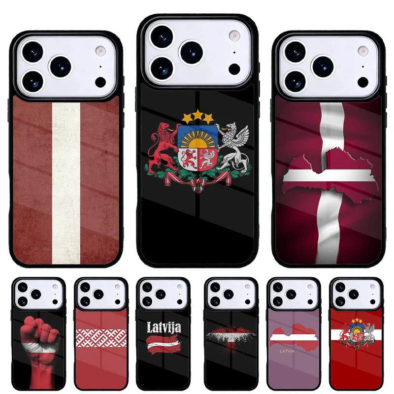 Funda iPhone con Escudo de Armas de Letonia – Carcasa trasera