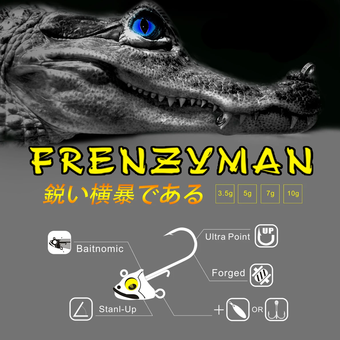 ELITELURE-anzuelo de cabeza de piscardo negro con púas afiladas, cebos Pikie, Swimbait, Wobblers, aparejos de pesca de lubina, 7g, 10g - imagen 2