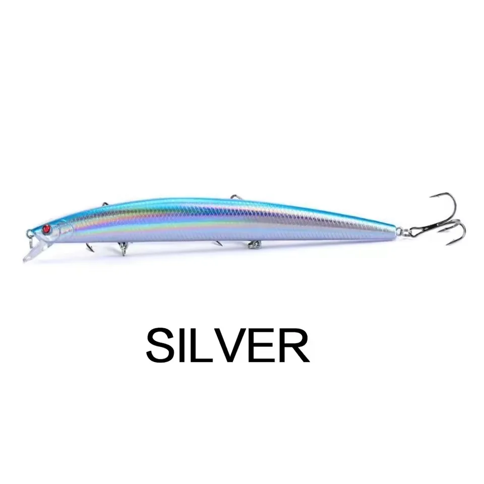 Minnow Crankbait Wobblers 3D Ojos – Señuelo para perca, lucio y carpa - imagen 5