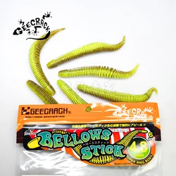 Palo de fuelle de Geecrack japonés, patatas fritas ciclónicas, peso específico alto, grupo de pesca sin plomo de Texas, atletismo de pesca de lubina