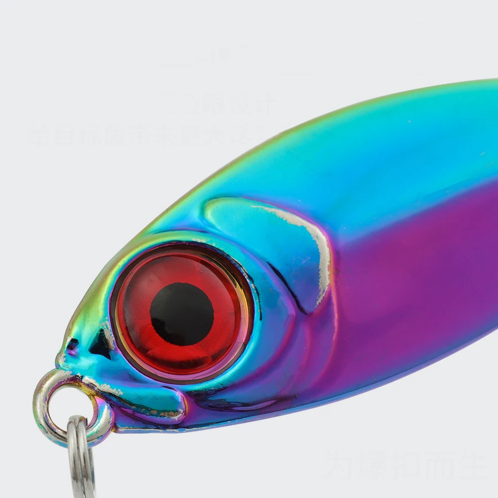 Señuelos de Pesca de plantilla de Metal, cebo duro 5g 7g 10g 15g 20g, cebo Artificial de orilla, Jigging lento, aparejos de pesca de lubina superdura - imagen 5